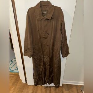 Vintage Misty Harbor Brown Trench Coat Jacket Size 8